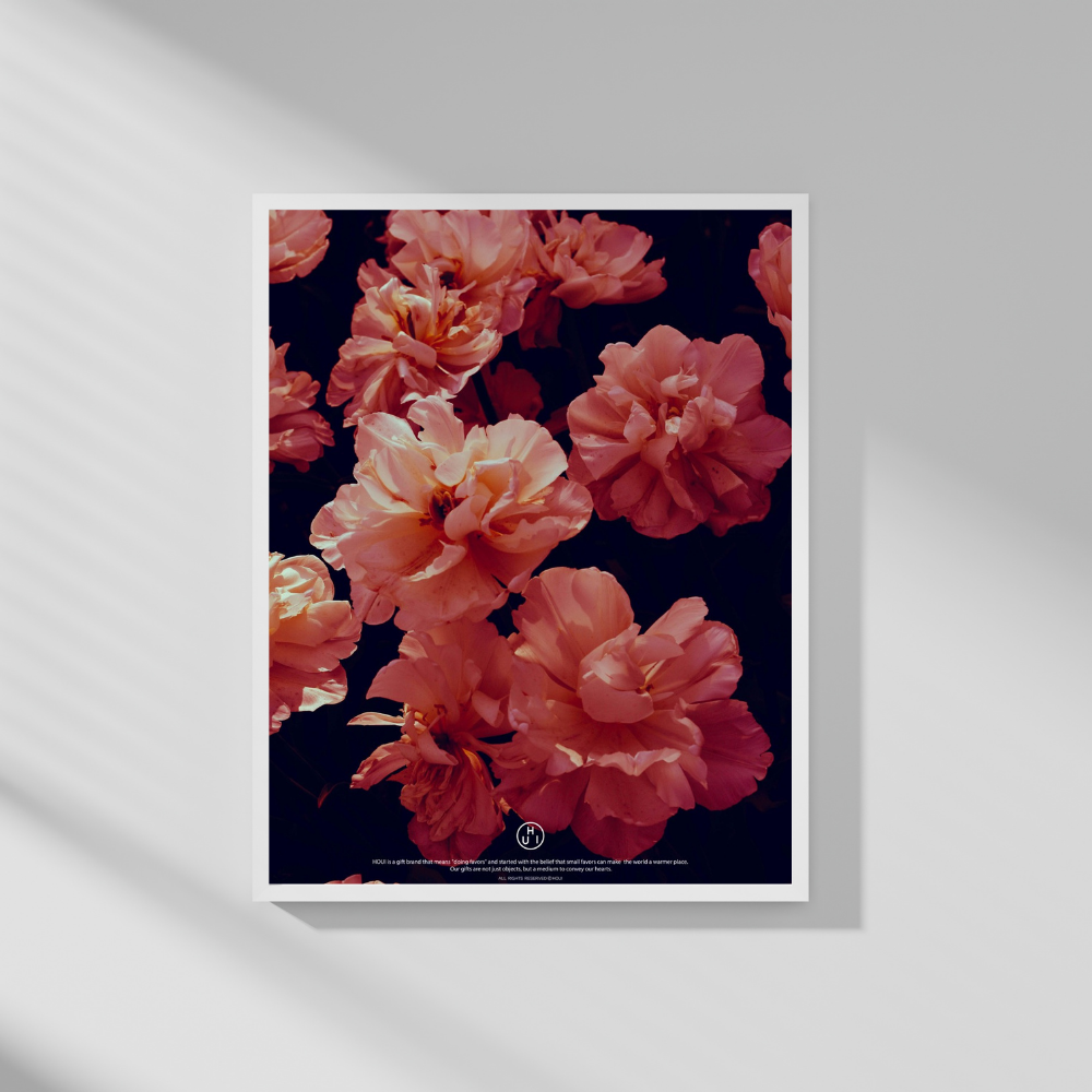 호의 명화 인테리어액자 사무실 감성포스터 그림 거실인테리어 개업선물 Flower 01 A1 - 상세 이미지 5