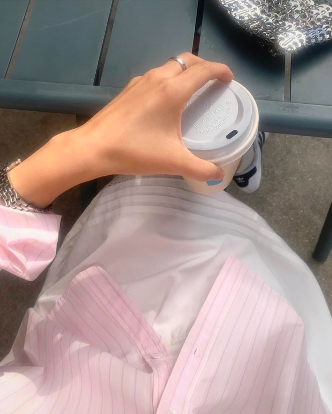 (당일배송) liter 리터 소피아 레이스 스커트 밴딩 a라인 플레어 셔링 미니 치마 상세 이미지 7