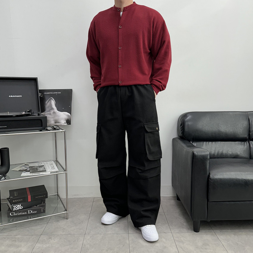 [M~5XL] 빅사이즈 2타입 라운드 브이넥 골지 가디건 6컬러 하객룩 트위드 자켓 상세 이미지 45
