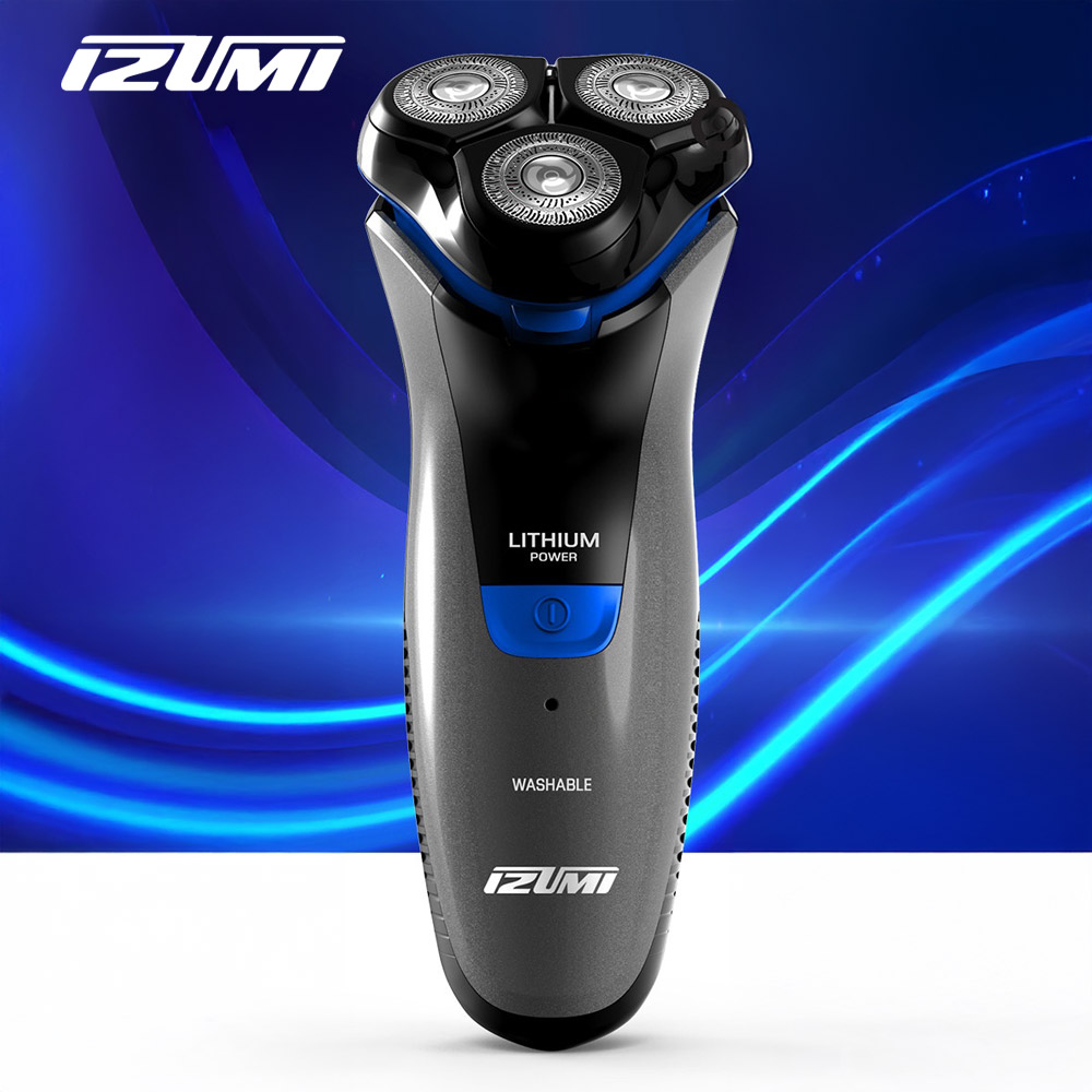 이즈미 회전식면도기 IKR-1050 전기면도기 방수 여행용 휴대용