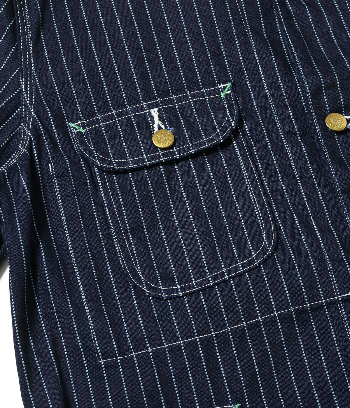 버즈릭슨 자켓 9oz WABASH STRIPE WORK COAT SC15658 - 상세 이미지 5