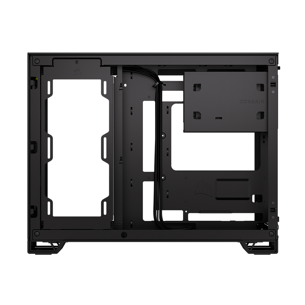 커세어 2500X 마이크로 ATX 듀얼 챔버 PC케이스 블랙 - 상세 이미지 4