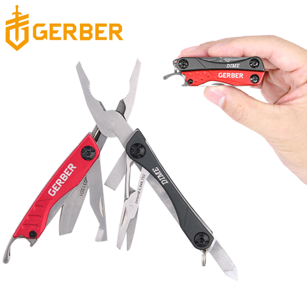 [GERBER] 다임 마이크로 툴 레드 (멀티툴) - 상품 이미지