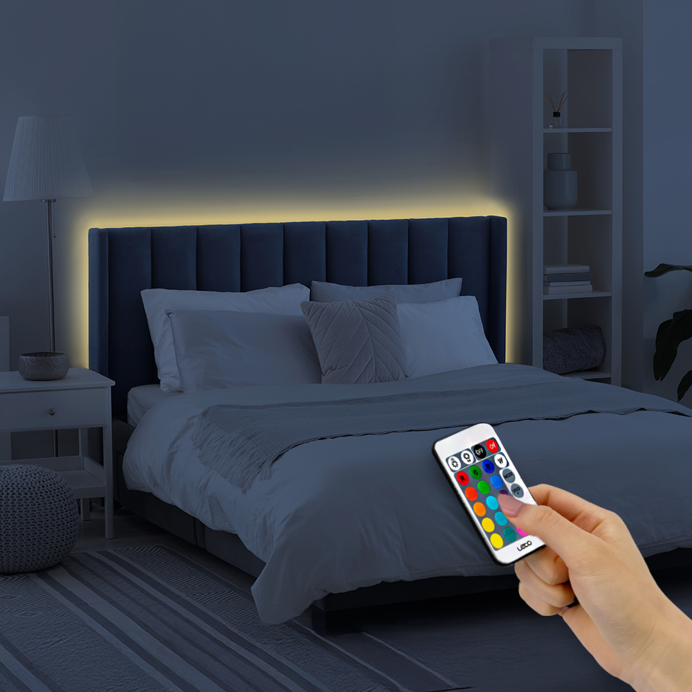 레토 16컬러 LED 무드등 인테리어 조명 집들이선물 간접 줄조명 5M