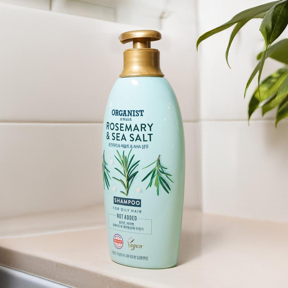 메가마트 LG 오가니스트 로즈마리&씨솔트+미셀라 샴푸 500ml - 상세 이미지 2