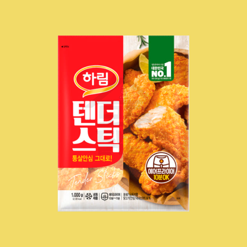 하림 텐더스틱 1kg 치킨텐더 대용량 국내산 통살안심 닭안심 - 상품 이미지
