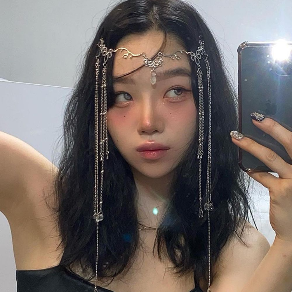 Best 페어리 물방울 페이스 체인 헤어핀 판타지크리처  페이스체인 : 키라키치스