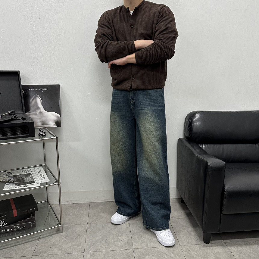 [M~5XL] 빅사이즈 2타입 라운드 브이넥 골지 가디건 6컬러 하객룩 트위드 자켓 상세 이미지 53