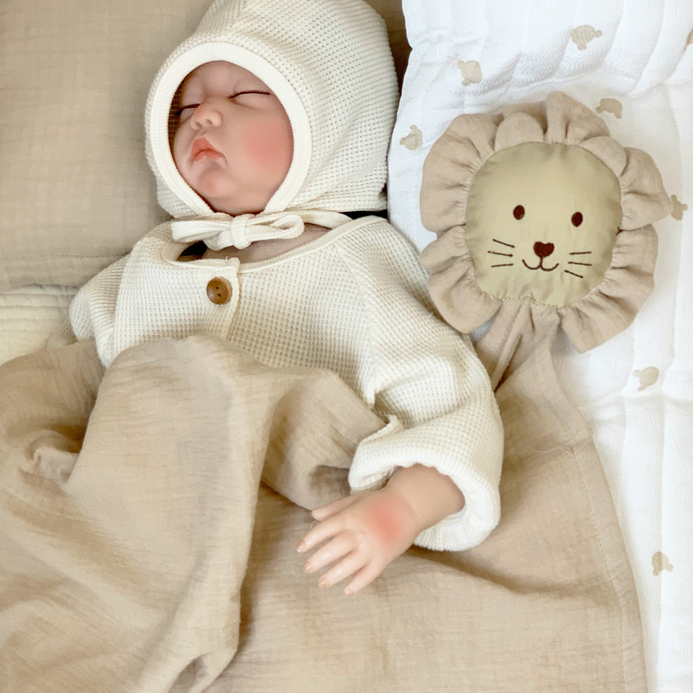 아카시아봉봉 무형광 아기 거즈 면 담요 유모차 미니 블랭킷 60x60