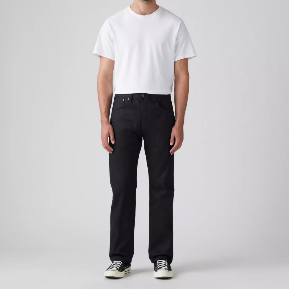 리바이스 오리지널 501 Shrink-to-fit 남성 청바지 Modern Black - 상품 이미지