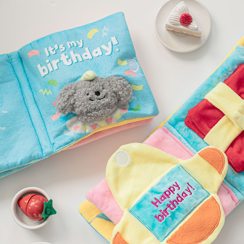 강아지 책 노즈워크 생일파티 장난감 케이크 반려견 삑삑이 바스락 애견 분리불안 해소 지능강화 훈련용 놀이