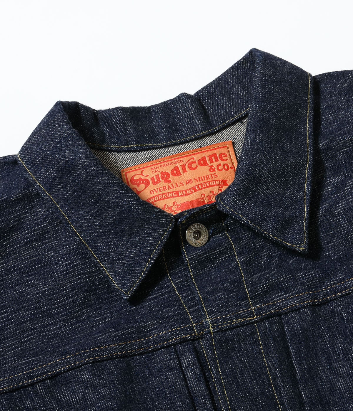 버즈릭슨 청자켓 SUGAR CANE Super Denim Collectibles 10 14oz BLUE BLOUSE S1945 MODEL 25SS SC19010 - 상세 이미지 3