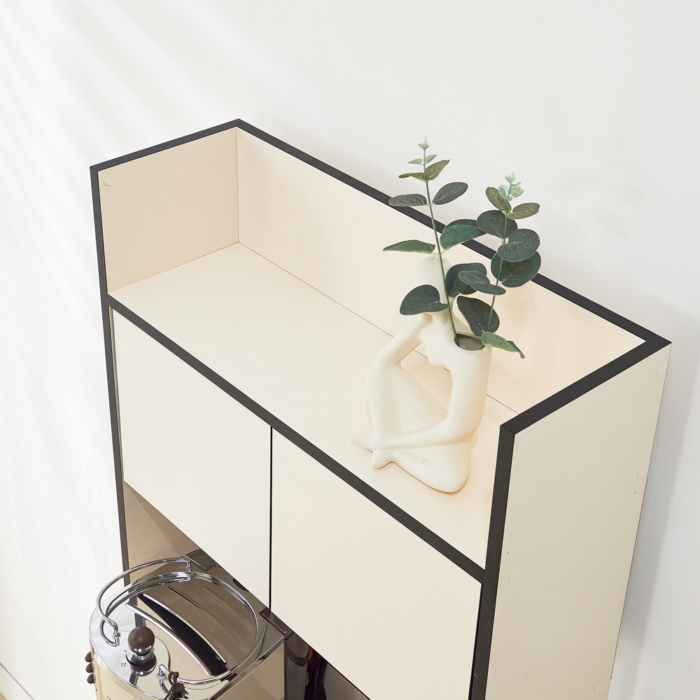 에그미 홈카페장 홈바 장 냉장고장 주방 키큰장 선반장 보조 600x400x1735mm, 5단, 화이트