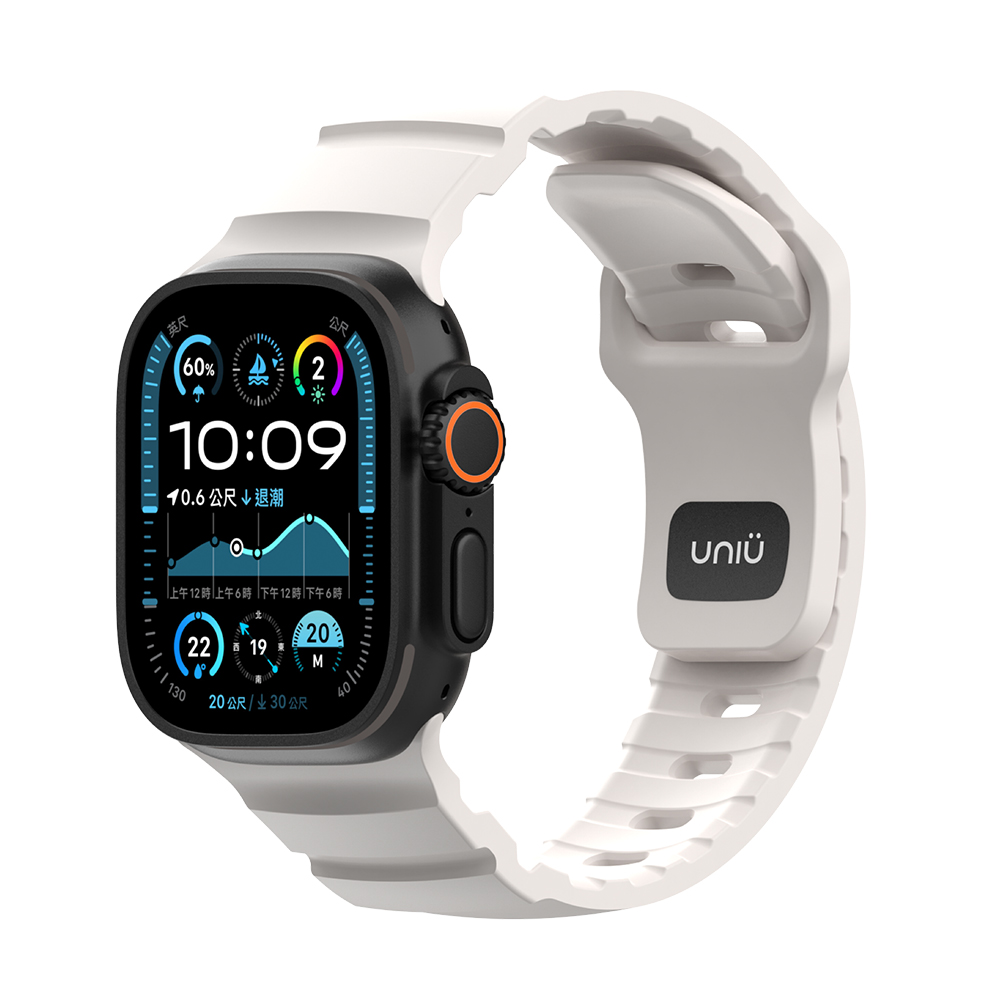 UNIU 유니유 타이탄 익스트림 애플워치 울트라 10 9 8 SE FKM 불소고무 스트랩