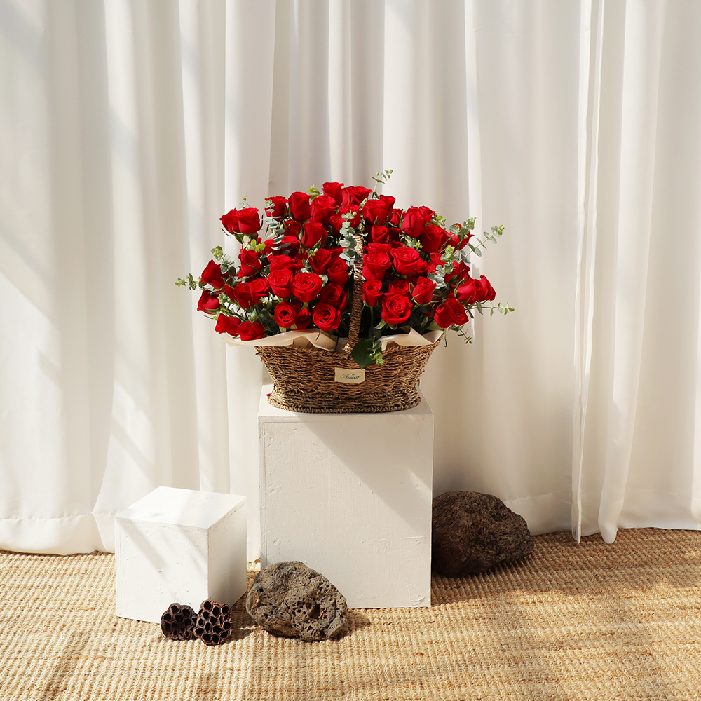 빨간 레드 장미100송이 프로포즈 이벤트 꽃바구니 꽃다발 꽃배달서비스 꽃배송 선물