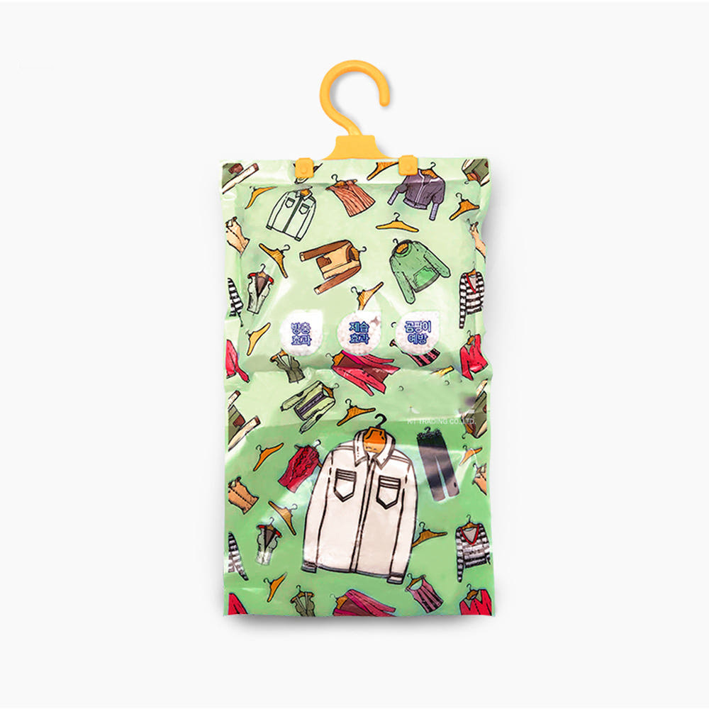 옷장 제습제 옷걸이형 습기제거제 물먹는뽀송 400g, 1개