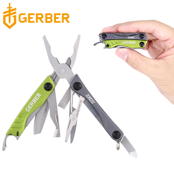 [GERBER] 다임 마이크로 툴 그린 (멀티툴) - 상품 이미지