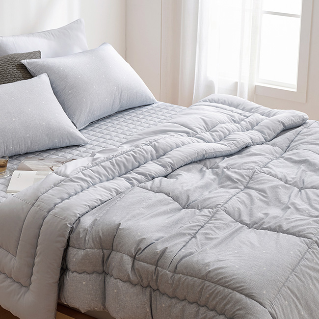 세사온라인 알러지케어 먼지없는 사계절 차렵이불패드 풀세트 브루디, SS(슈퍼싱글)