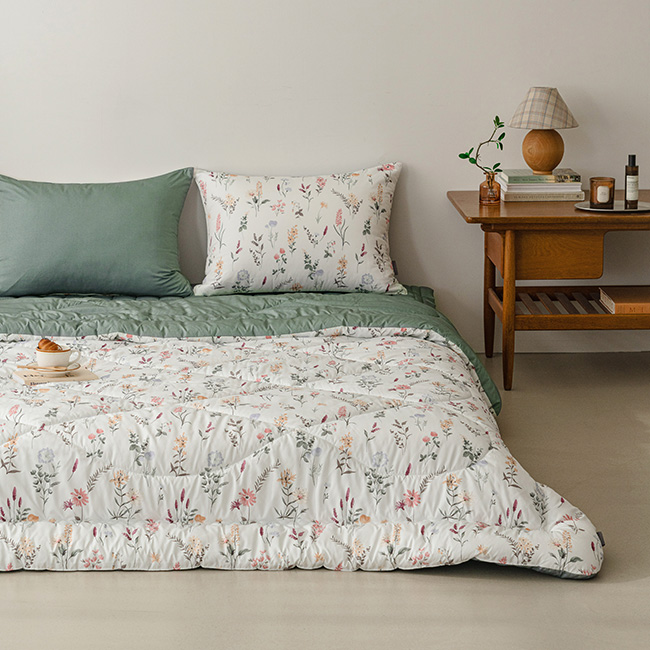 세사온라인 알러지케어 먼지없는 사계절 차렵이불 올리브, SS(슈퍼싱글)