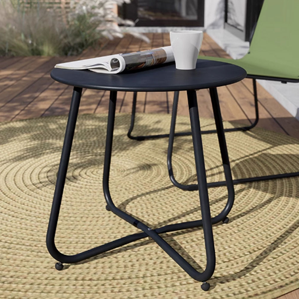 거실 창가 베란다 쇼파옆 테이블 원형 사이드 미니 티 테이블