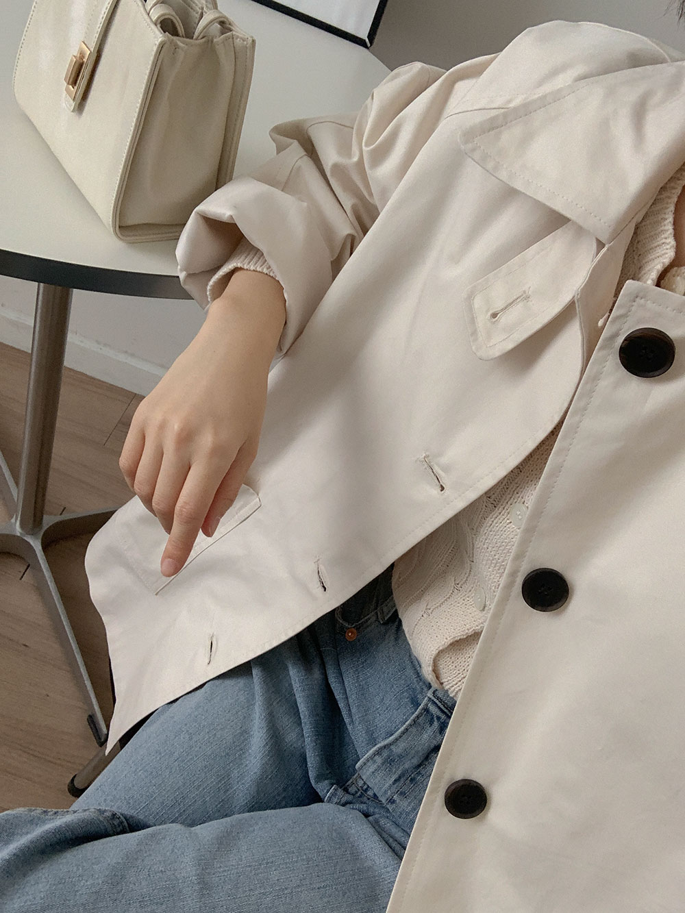 [키작녀]블럼 스트레이트 일자 청바지 데님 상세 이미지 27