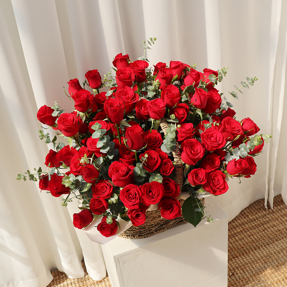빨간 레드 장미100송이 프로포즈 이벤트 꽃바구니 꽃다발 꽃배달서비스 꽃배송 선물