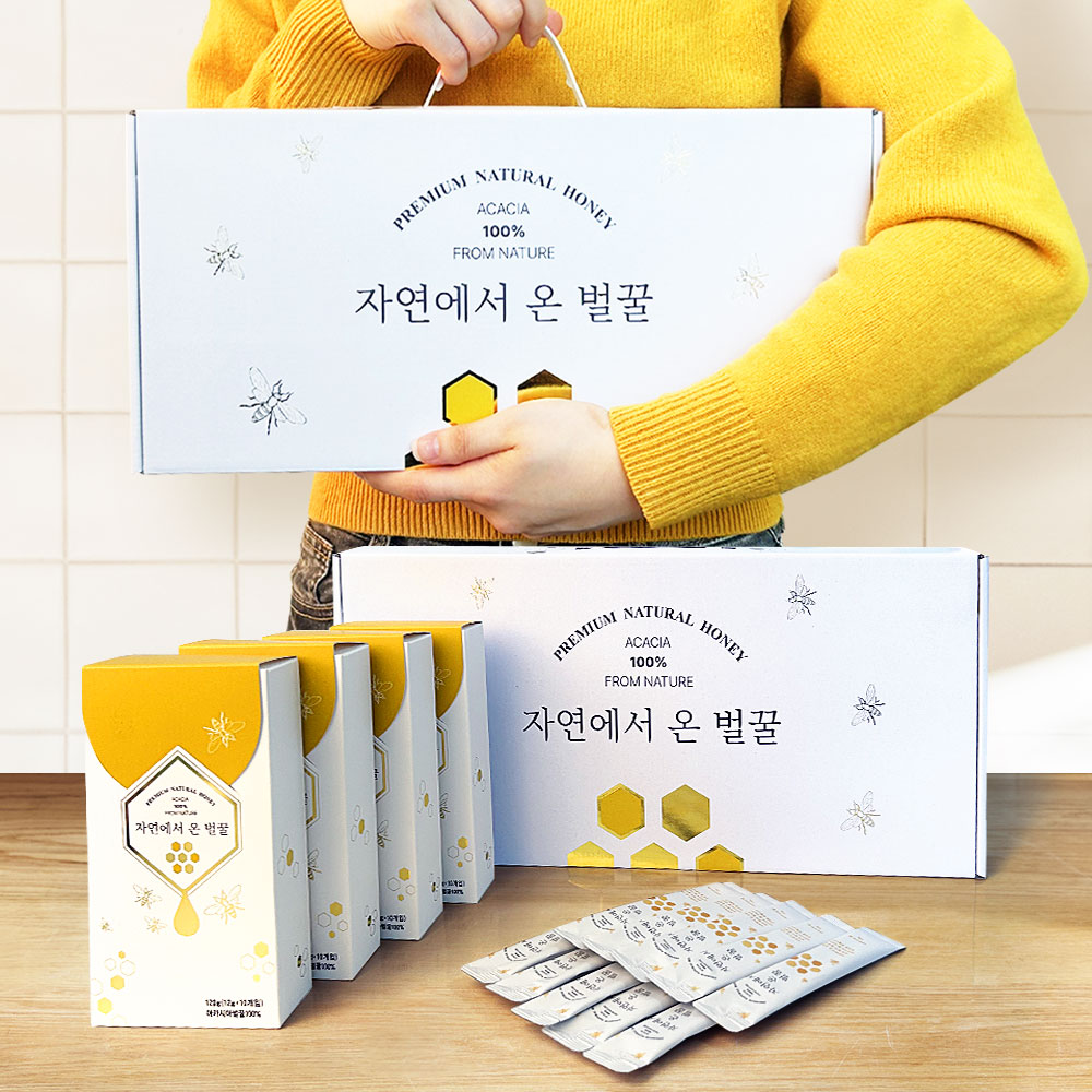 자연에서 온 벌꿀 100% 아카시아꿀 꿀스틱 답례품 선물세트 베트남 추석선물세트 - 상세 이미지 2