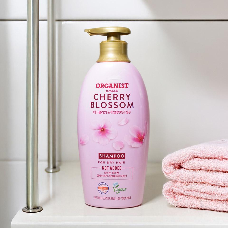 메가마트 LG 오가니스트 체리블라썸 샴푸 500ml