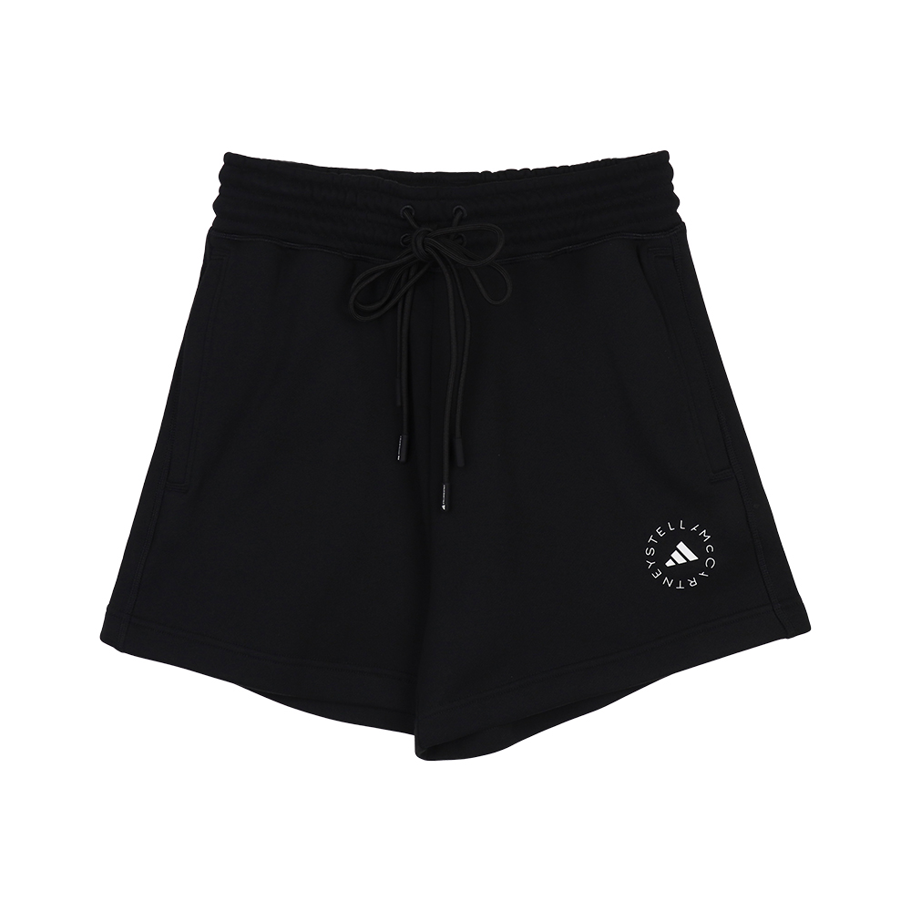 아디다스 X 스텔라매카트니 여성 로고 스웨트 쇼츠 IK9093 BLACK
