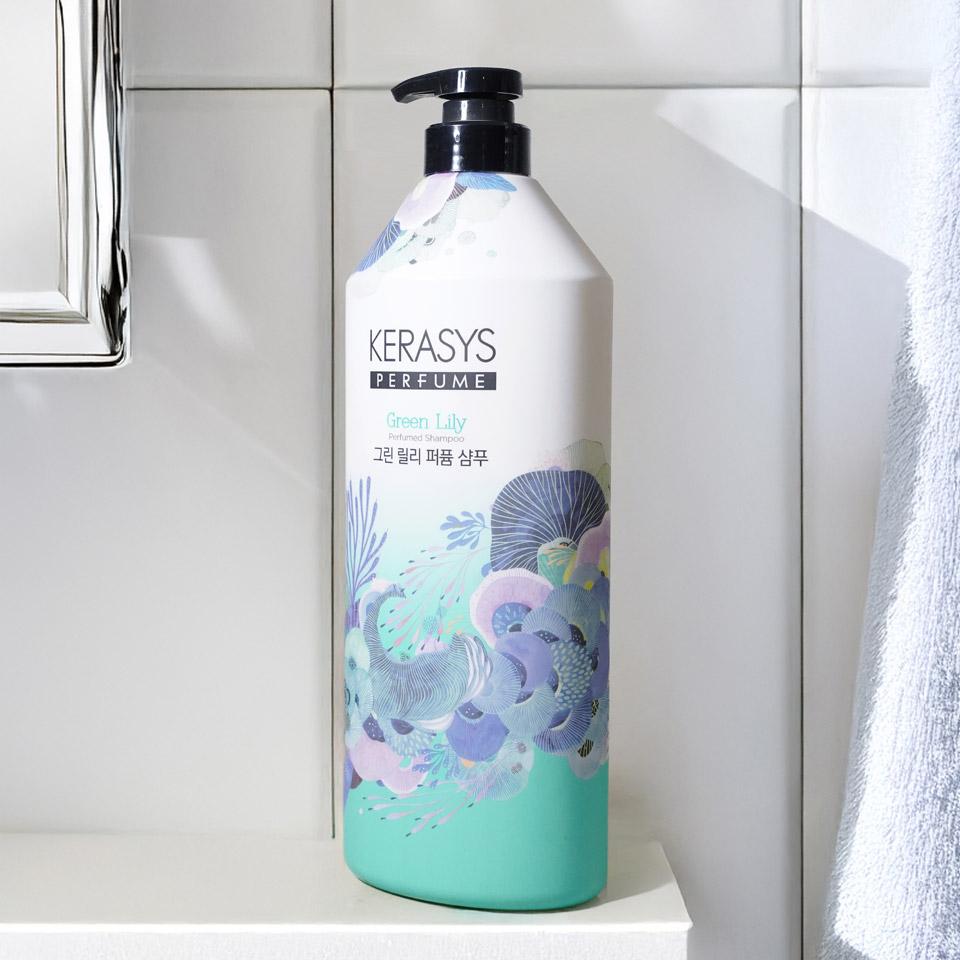 메가마트 애경 케라시스 퍼퓸 샴푸 샤르망 머스크  600ml - 상세 이미지 2
