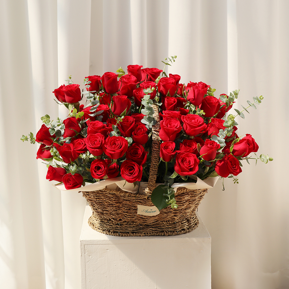 빨간 레드 장미100송이 프로포즈 이벤트 꽃바구니 꽃다발 꽃배달서비스 꽃배송 선물