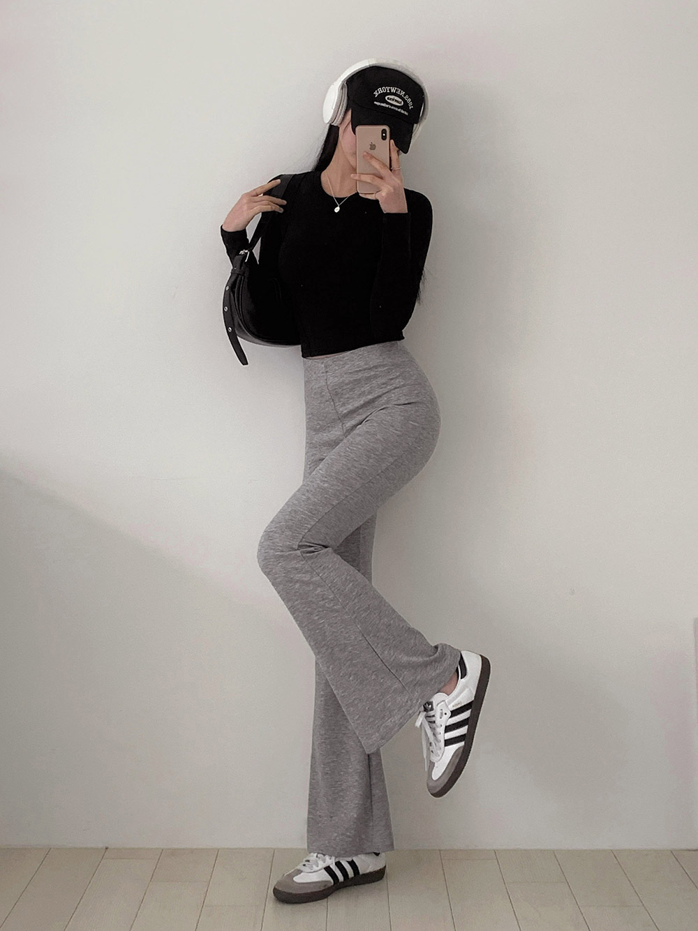 [숏&롱 2기장/y존부각X] 치트키 부츠컷 레깅스 밴딩 쫀쫀 슬림 홈트 필라테스 요가 운동 헬스 섹시 글램 데일리 바지 팬츠 상세 이미지 32