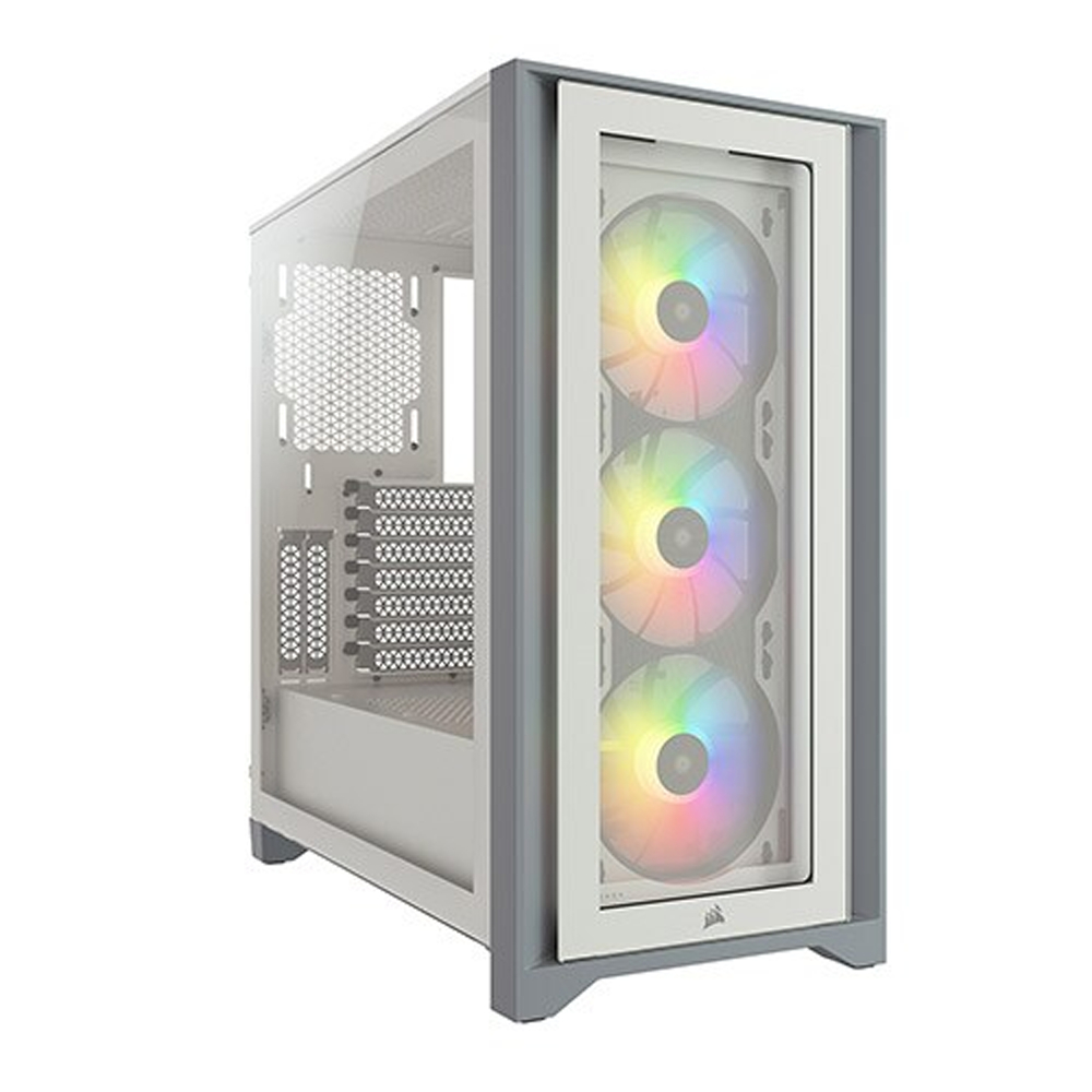 커세어 iCUE 4000X RGB PC케이스 화이트