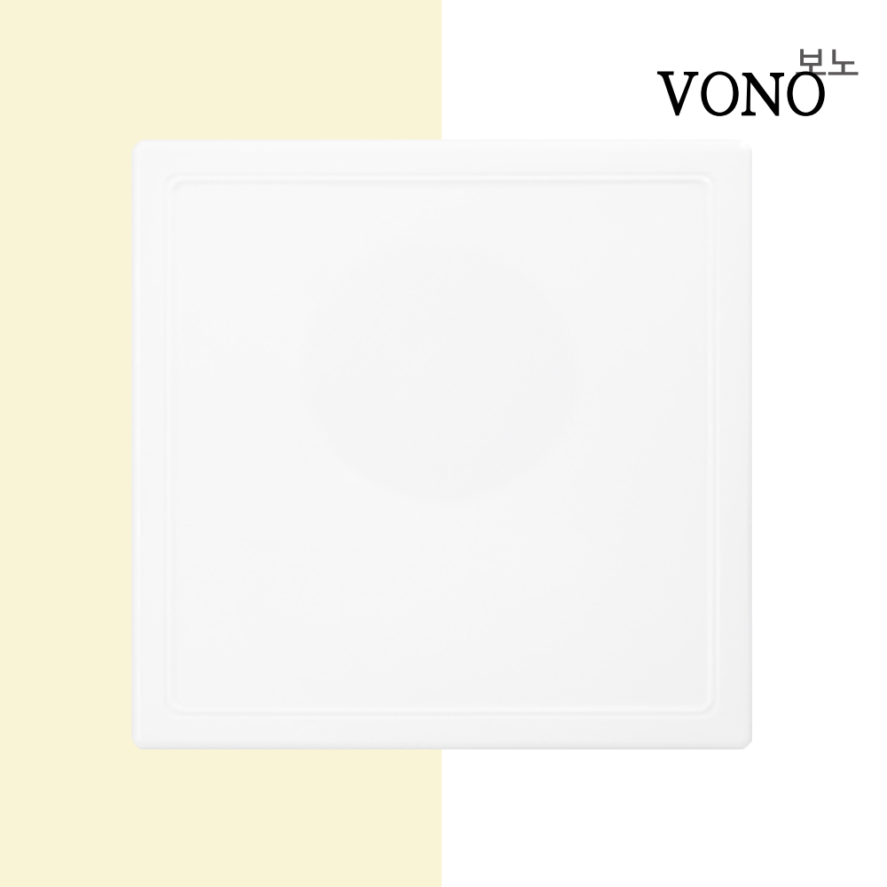 베코 보노 콘센트 가리개 벽 스위치 맹커버 2개용 화이트 VONO - 메인 이미지