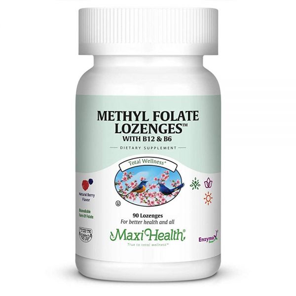 Maxi health 맥시헬스 메틸 엽산 내추럴 베리맛 로젠지 90정 : 팔로젝트빈