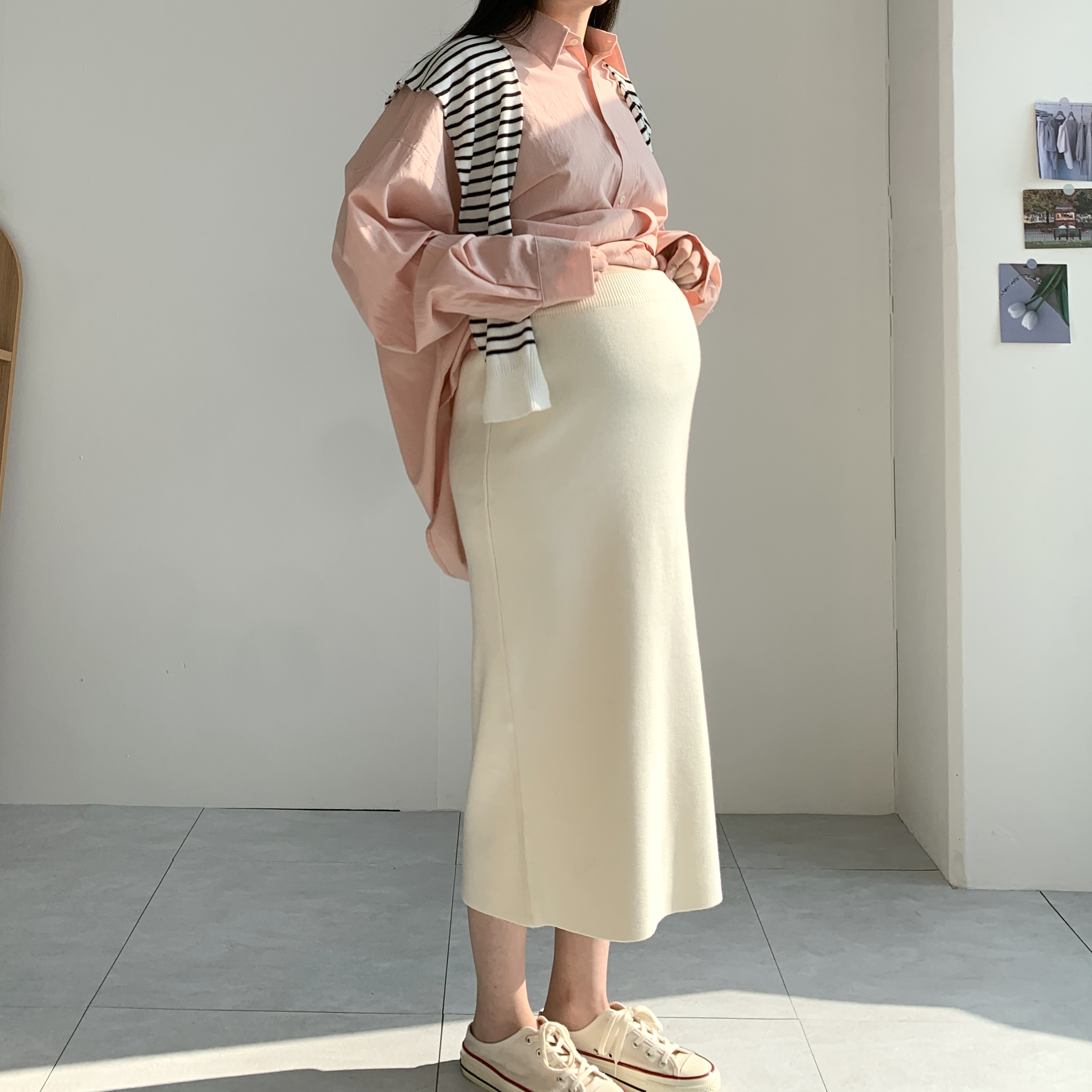 임산부치마 임부복 치마 임산부스커트 - 상품 이미지