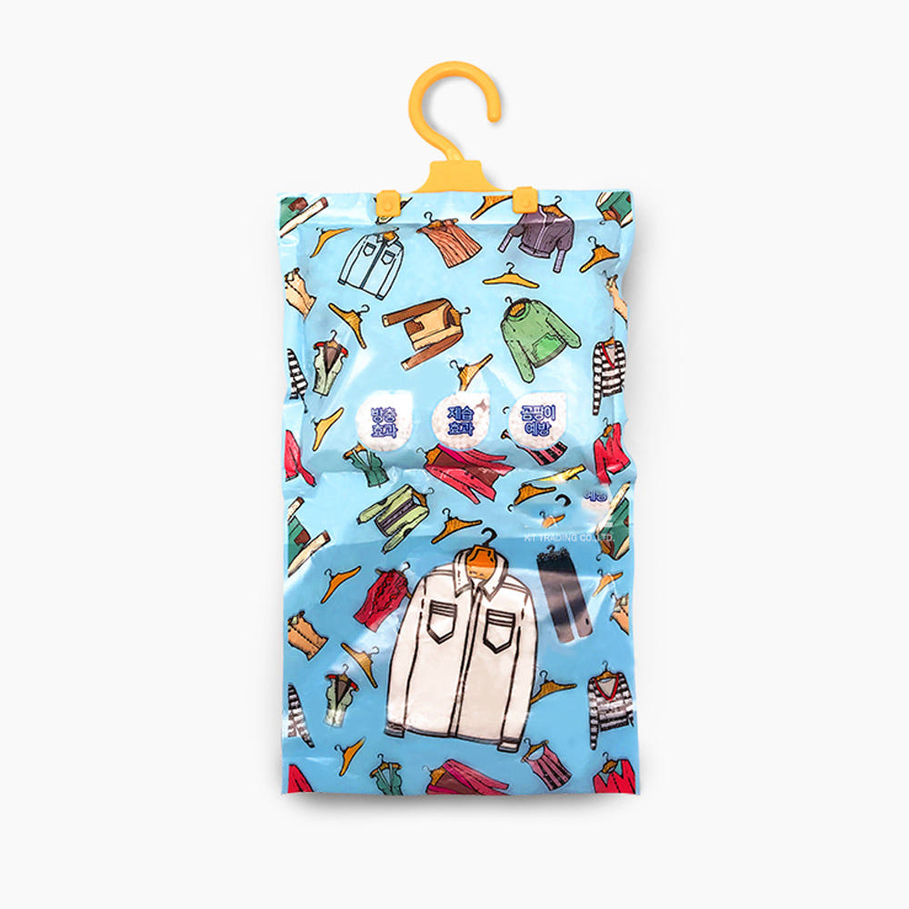 옷장 제습제 옷걸이형 습기제거제 물먹는뽀송 200g, 1개