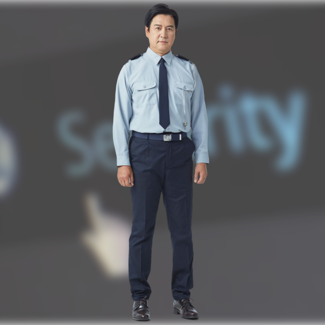 아트윈 K-06 경비복 셔츠 그레이 단체 유니폼 긴팔 상의 카라셔츠 회사 단체복 셔츠 - 상세 이미지 3