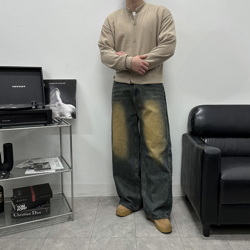 [M~5XL] 빅사이즈 2타입 라운드 브이넥 골지 가디건 6컬러 하객룩 트위드 자켓 상세 이미지 27