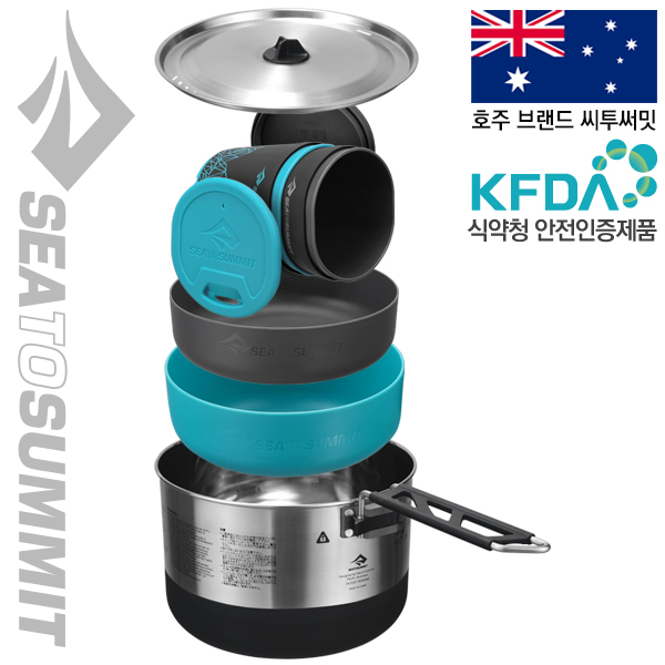 씨투써밋 시그마 팟 2.1 코펠 세트 캠핑 백패킹 경량 2인용