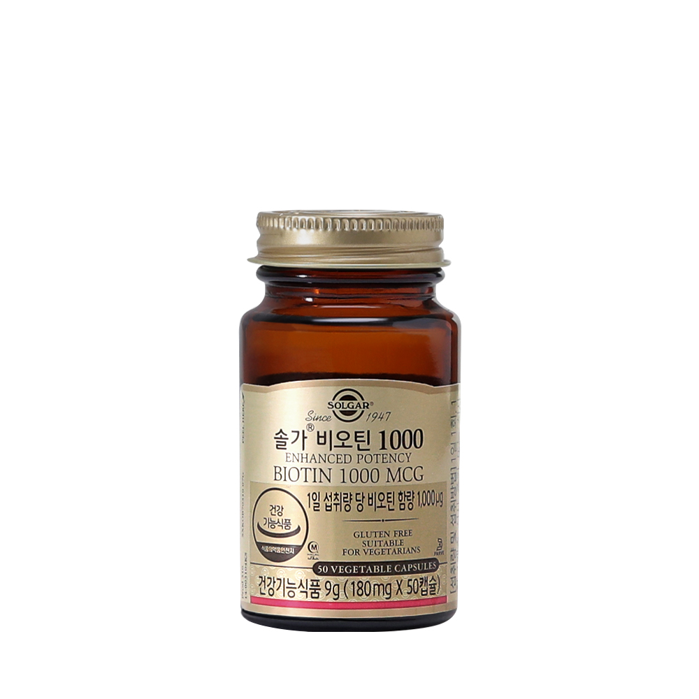 솔가 비오틴 1000 50캡슐 모발 에너지 케어