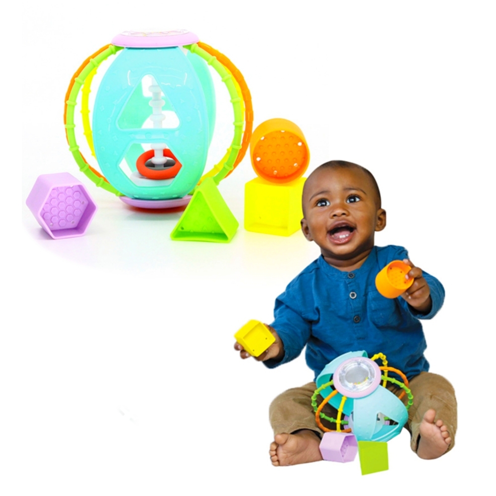 소근육발달영아놀이도형블럭 아기장난감감각발달도형맞추기 굴리기실내놀이 5종세트 - 상품 이미지
