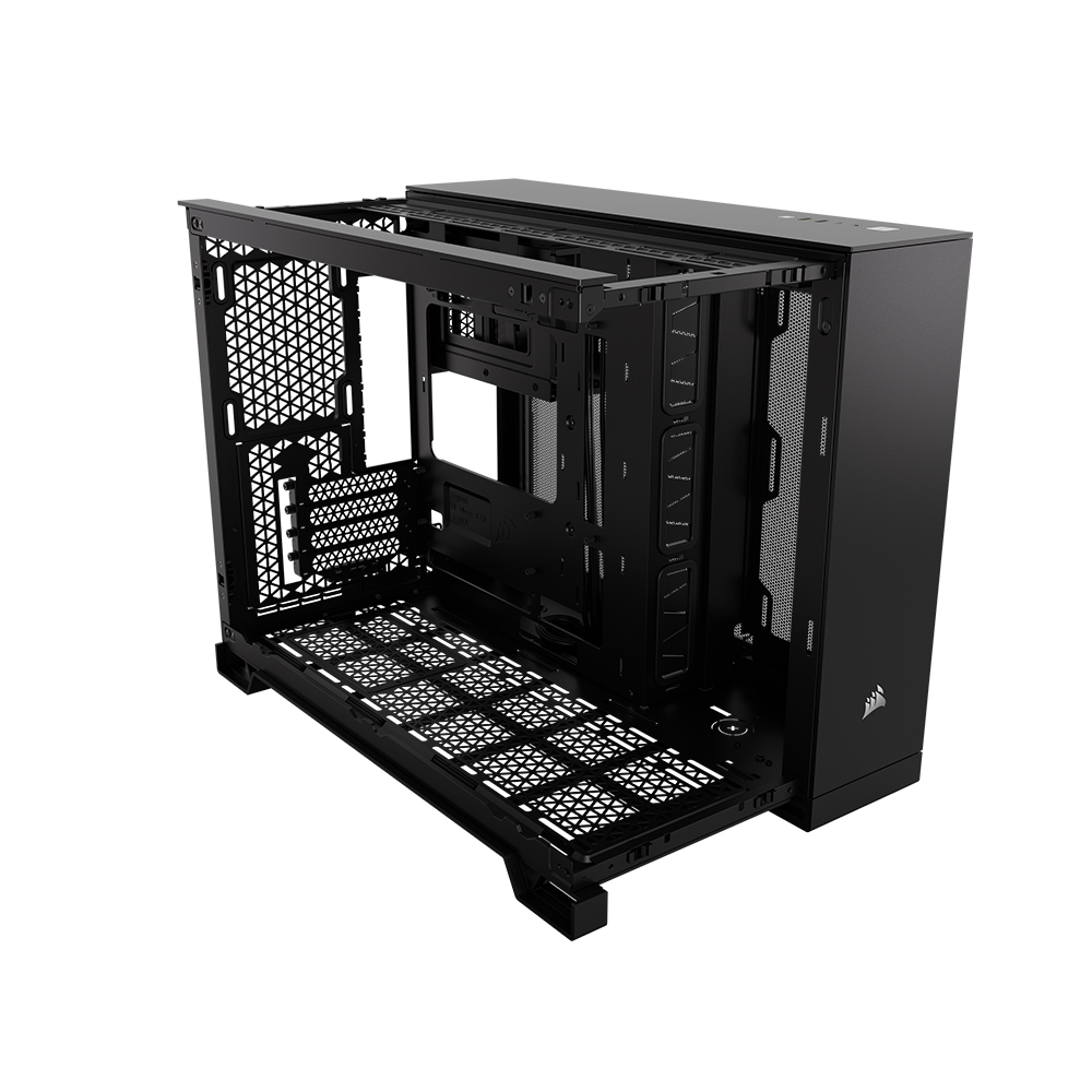 커세어 2500X 마이크로 ATX 듀얼 챔버 PC케이스 블랙 - 상세 이미지 2