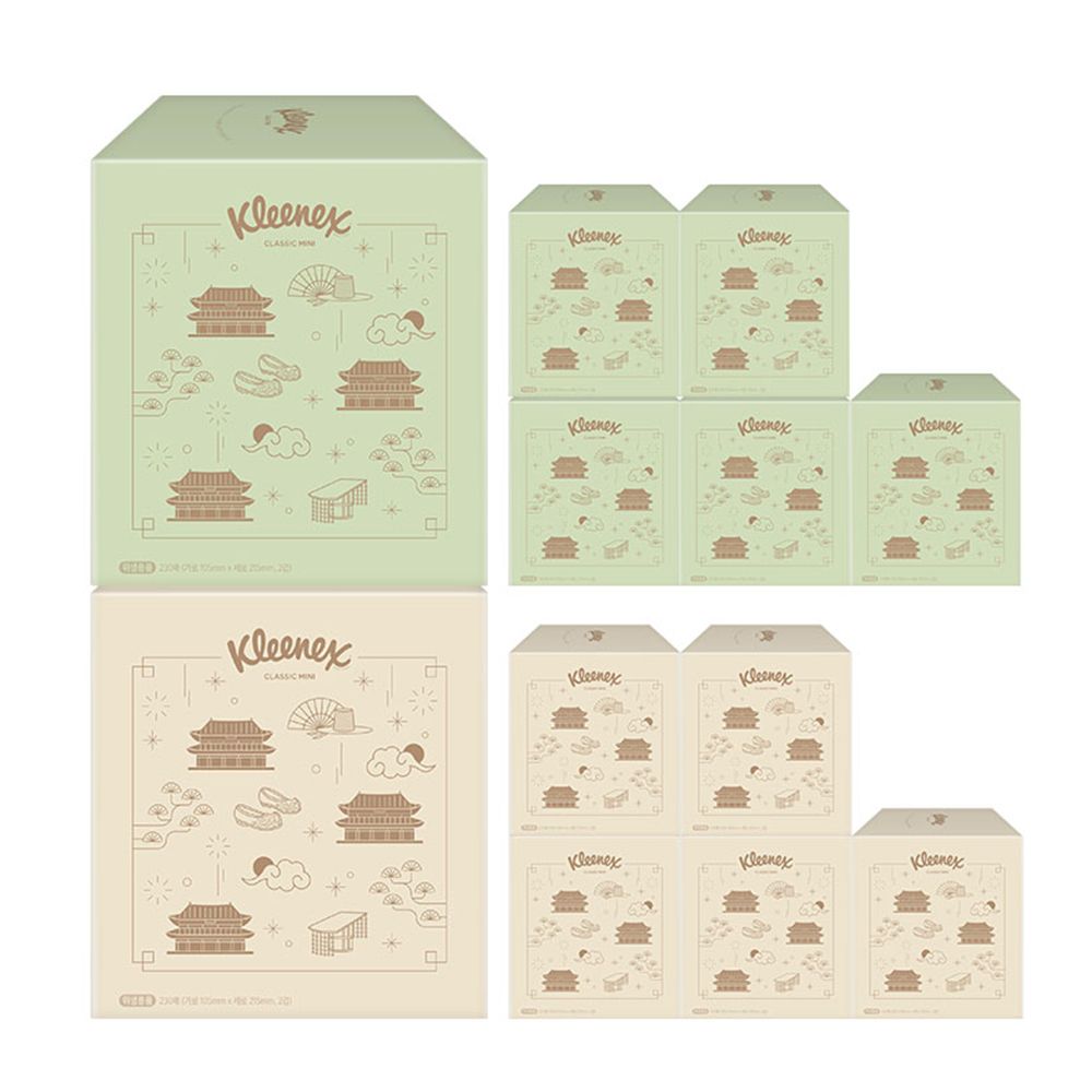 크리넥스 클래식 미니 티슈 230매X12입