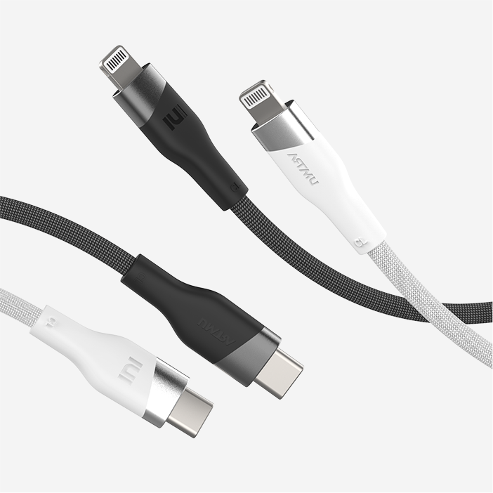 우븐 USB C타입 to 라이트닝 8핀 MFi 고속충전 케이블 150cm