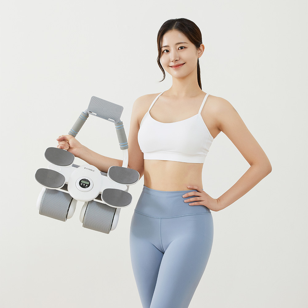 핏에이블 쿼드 AB슬라이드 롤아웃 복근롤러 AB롤아웃 슬라이더 초급자용 - 상품 이미지