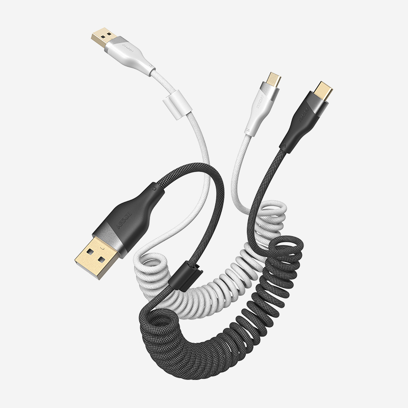 우븐 스프링 C타입 to A 고속충전 케이블