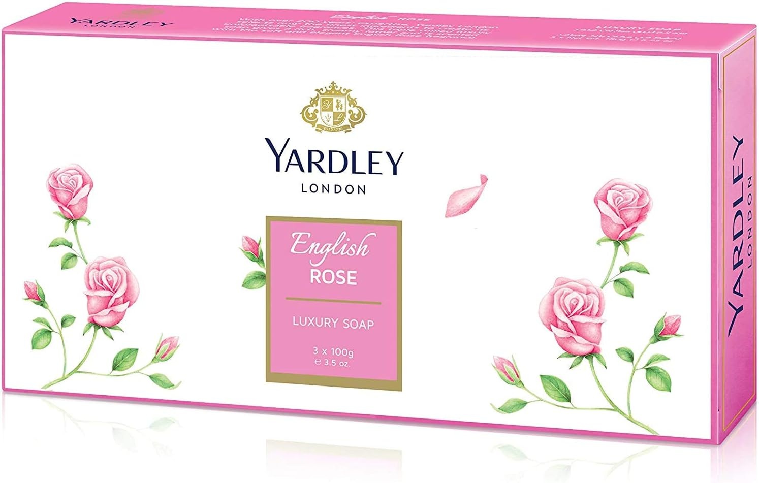 Yardley 영국 장미향 비누 세트 100g 3개 - 상품 이미지