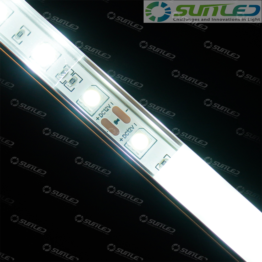 5050 LED바 50cm 1m 1307 방열판 불투명 투명커버 12V 라인조명 인테리어 - 메인 이미지
