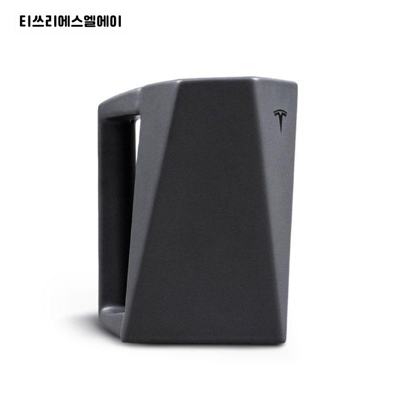 테슬라 정품 스토어 머그잔 맥주잔 Cyberstein Beer Cup Black Ceramic Wave - 메인 이미지
